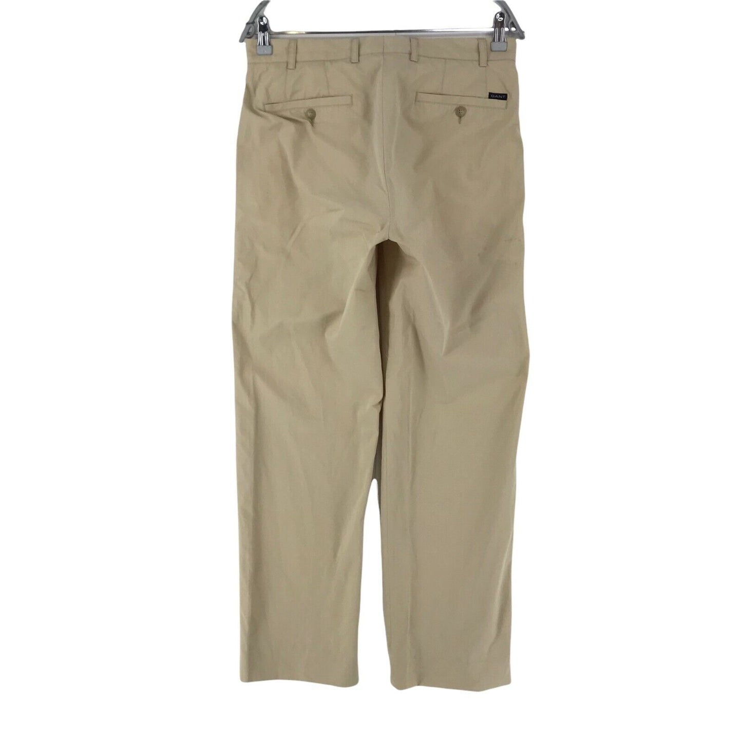 GANT Beige Chinohose mit normaler gerader Passform, Größe 46 W31