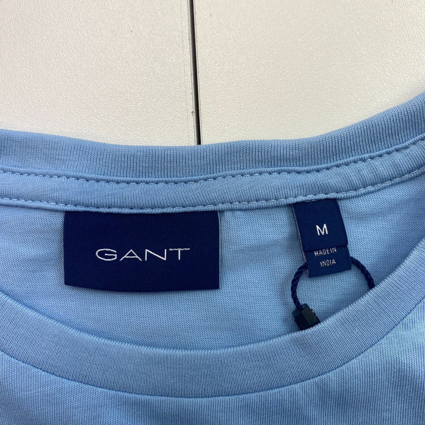 GANT Men Blue Original Crew Neck Short Sleeve T Shirt Size M