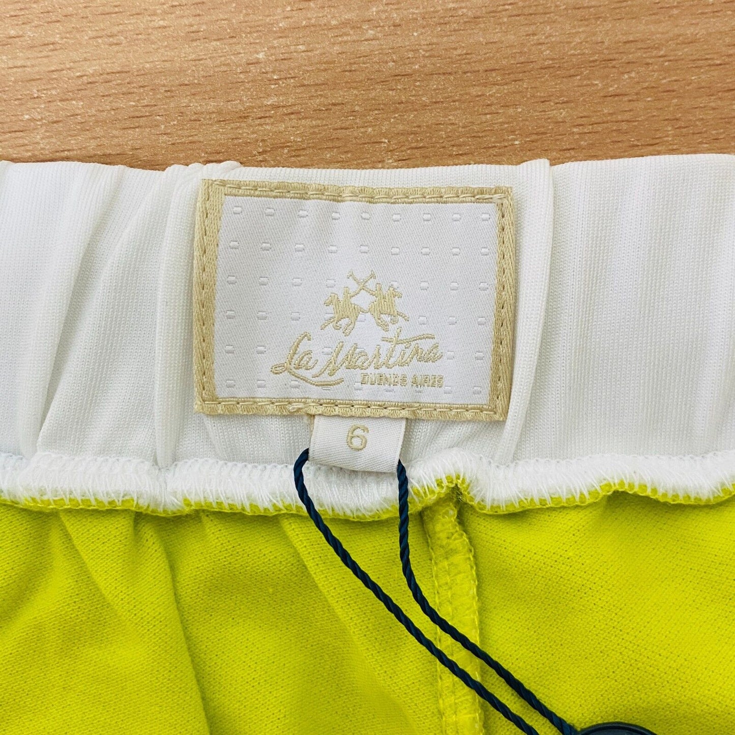 LA MARTINA Women Light Green Stretch Piquet Sweat Shorts Size 6 - XXL 2XL