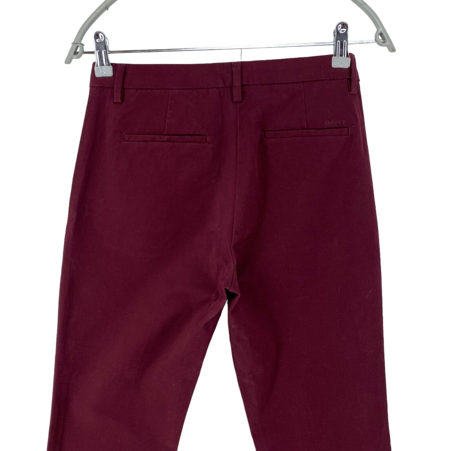 GANT Femmes Pantalon habillé coupe droite slim violet foncé EUR 34 UK 8 US 4 W27