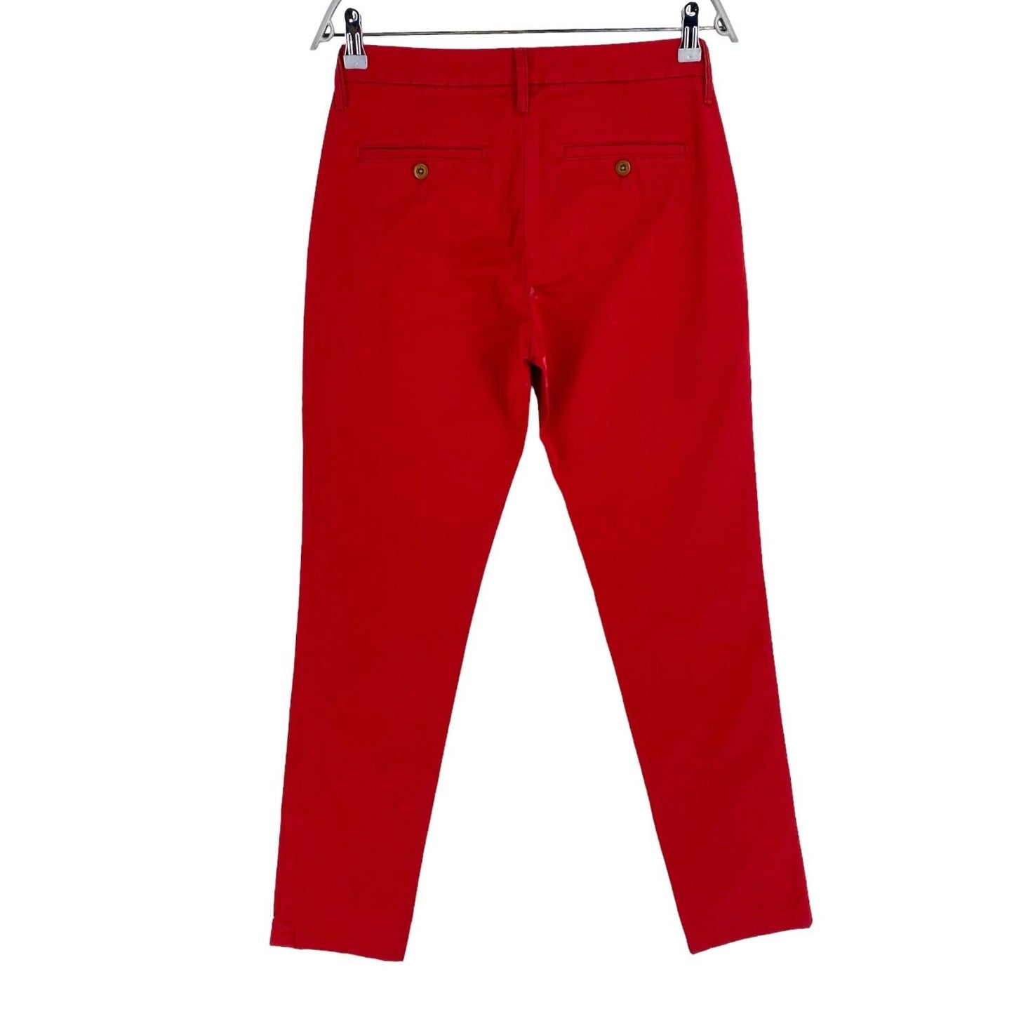 GANT Red Slim Fit Classic Chino Pants Trousers Size EU 38 UK 12 US 8