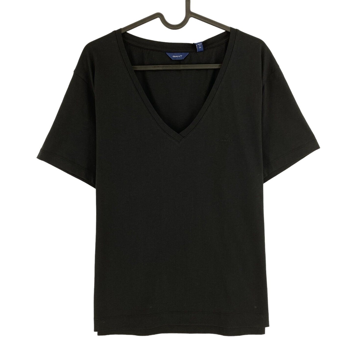 GANT Black Original V Neck T Shirt Size S