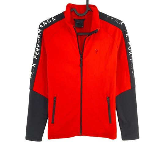 Peak Performance Junior Red Rider Zip Jacket Size 160 cm