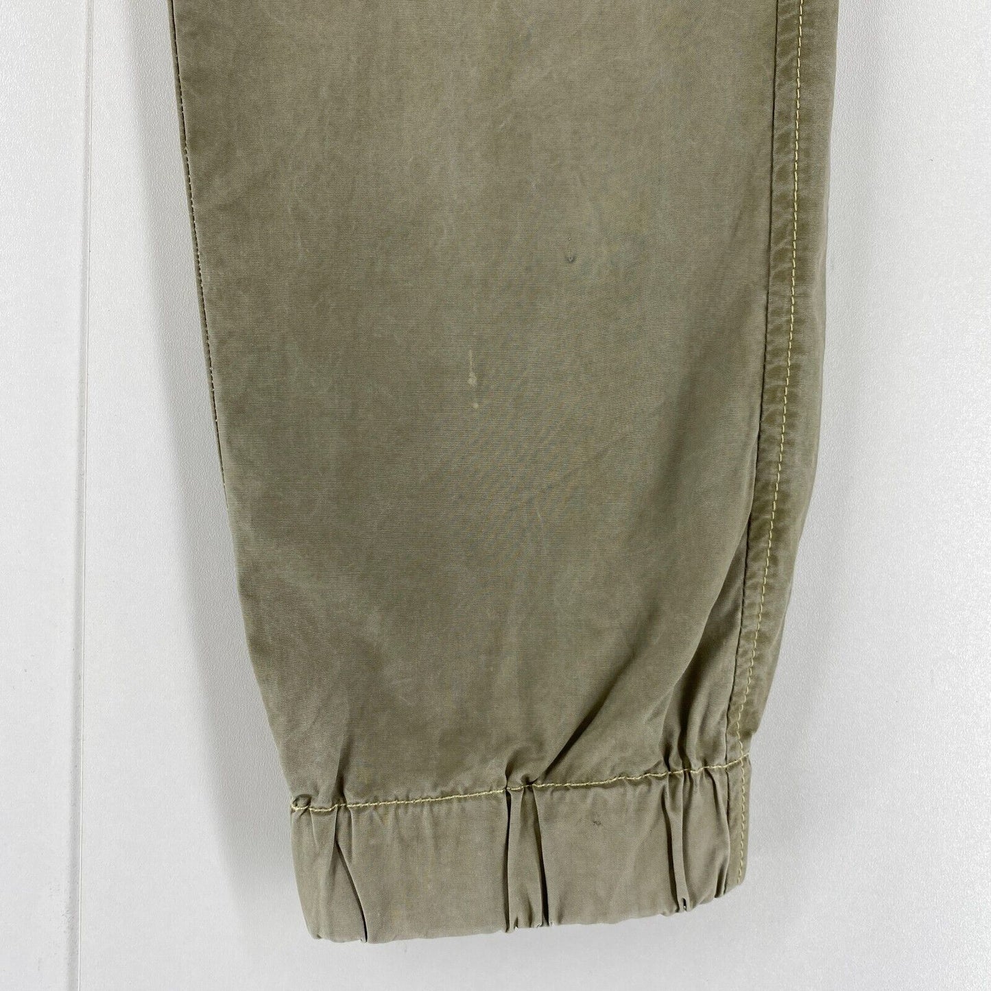 DIESEL URSULA Khaki Green Regular Straight Fit Cuffed Cargo Trousers Size EUR 40