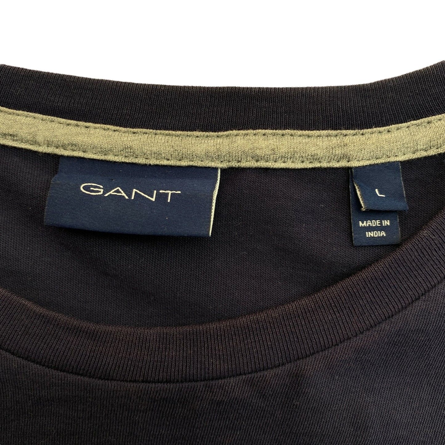 GANT Navy Blue Medium Shield Crew Neck T Shirt Size L