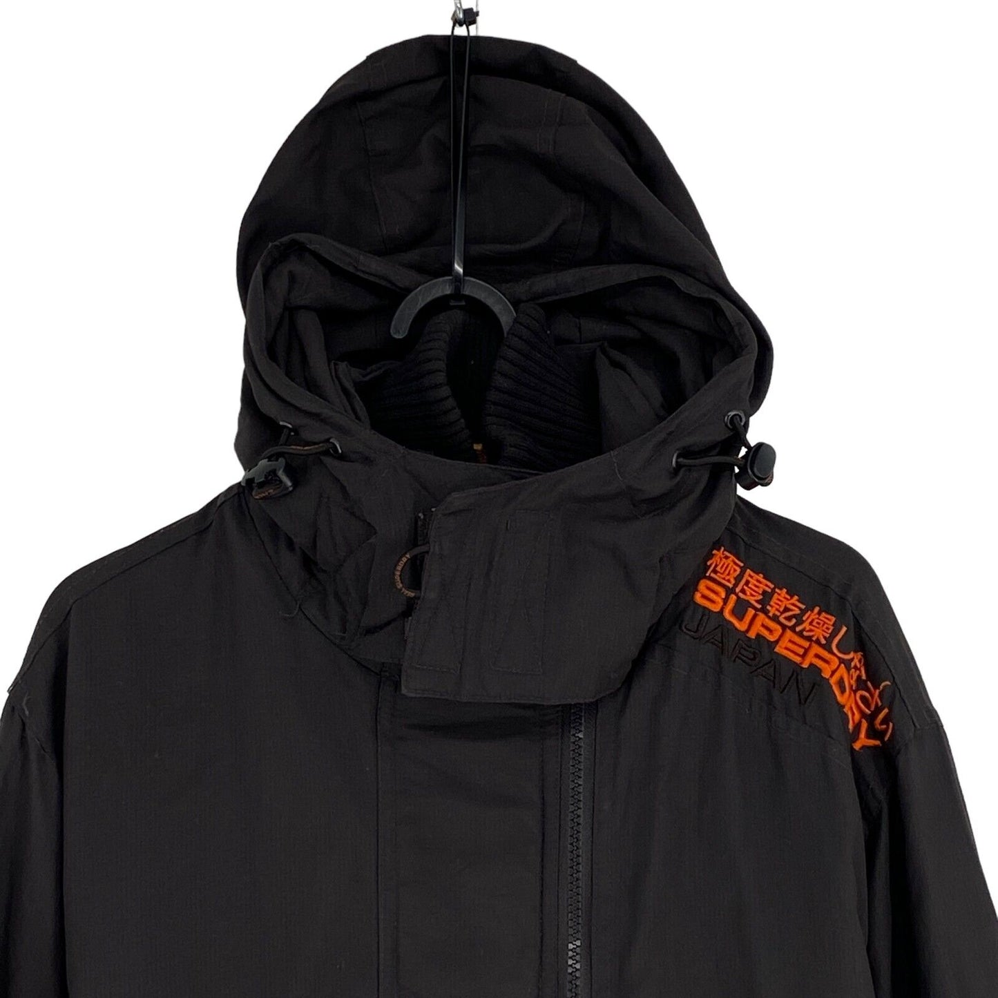 SUPERDRY The Windcheater Veste à capuche marron foncé Manteau Taille M