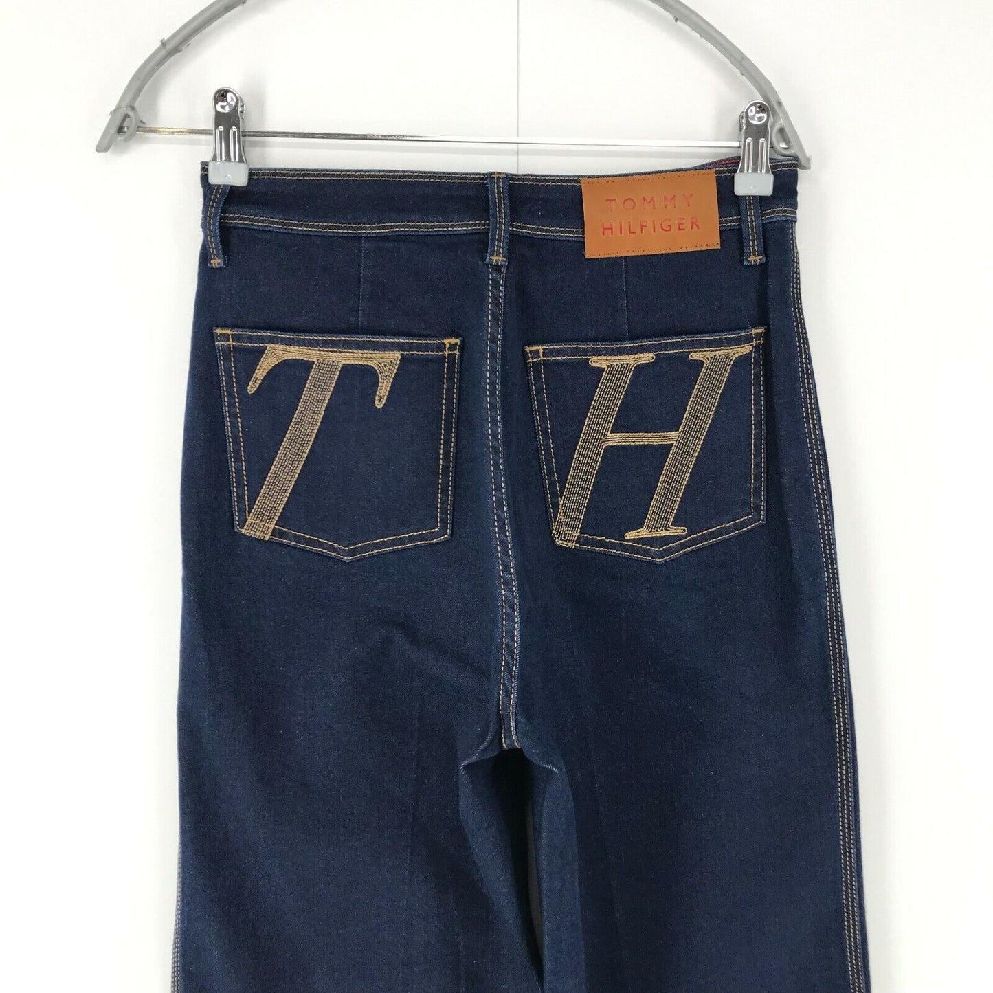 Tommy Hilfiger Women Blue Wide Leg Fit Jeans Size EUR 36 US 4 UK 8 W26