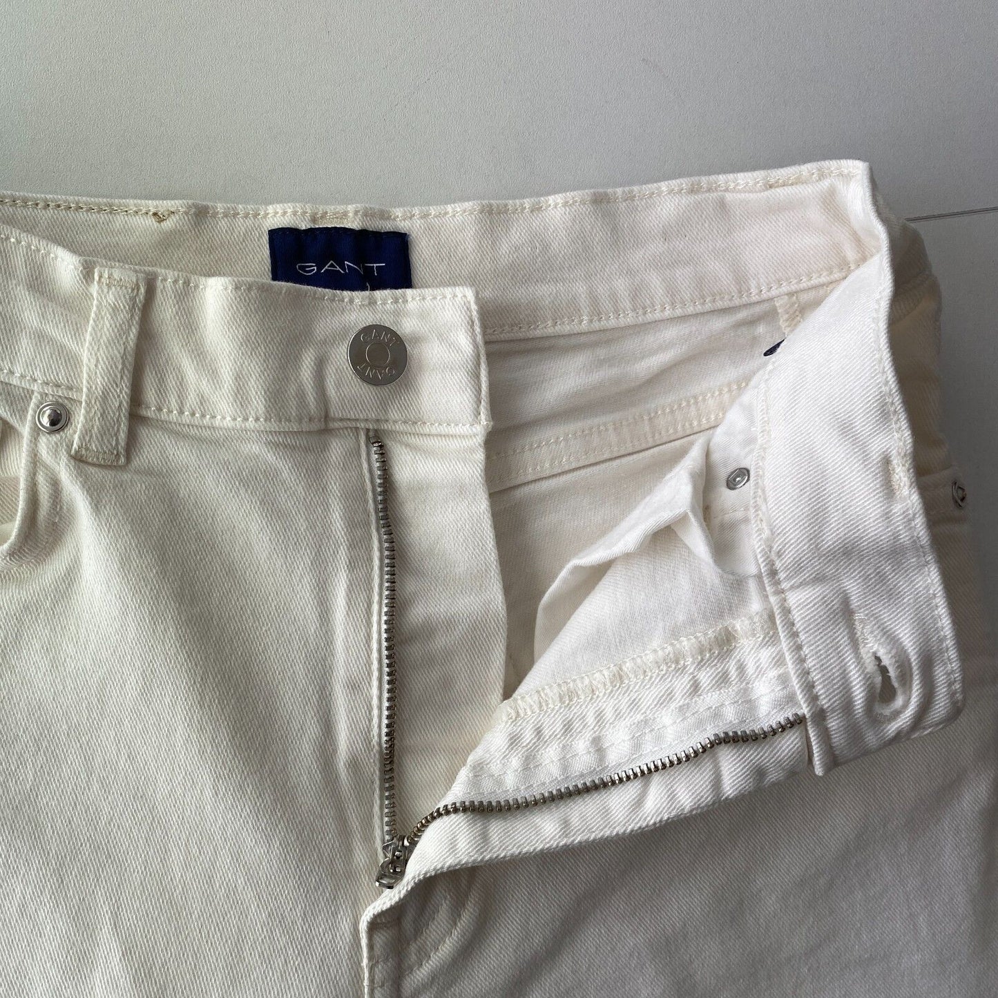 GANT Women White Stretch Skinny Fit Jeans Size W26