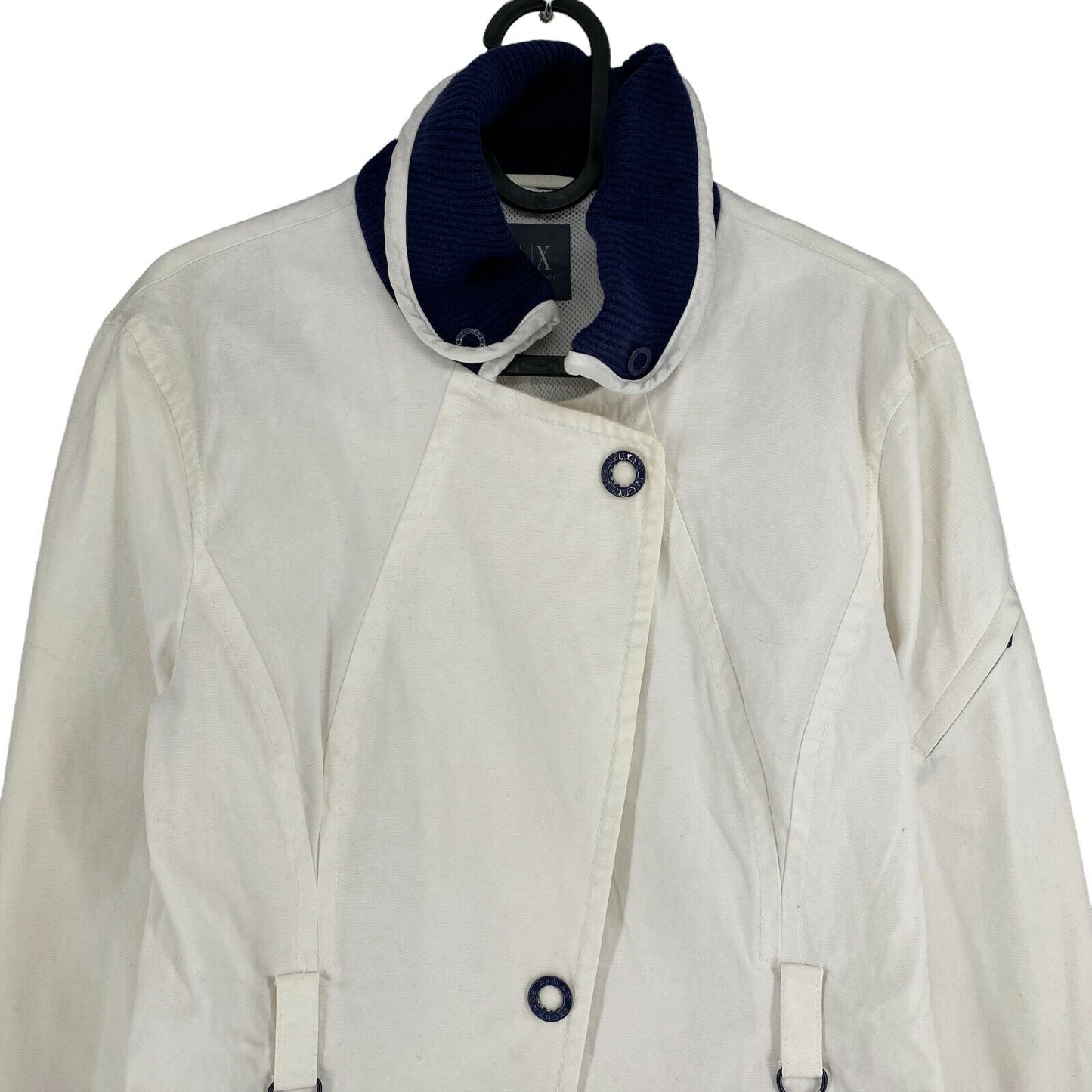 ARMANI EXCHANGE White Cotton Blend Jacket Size S