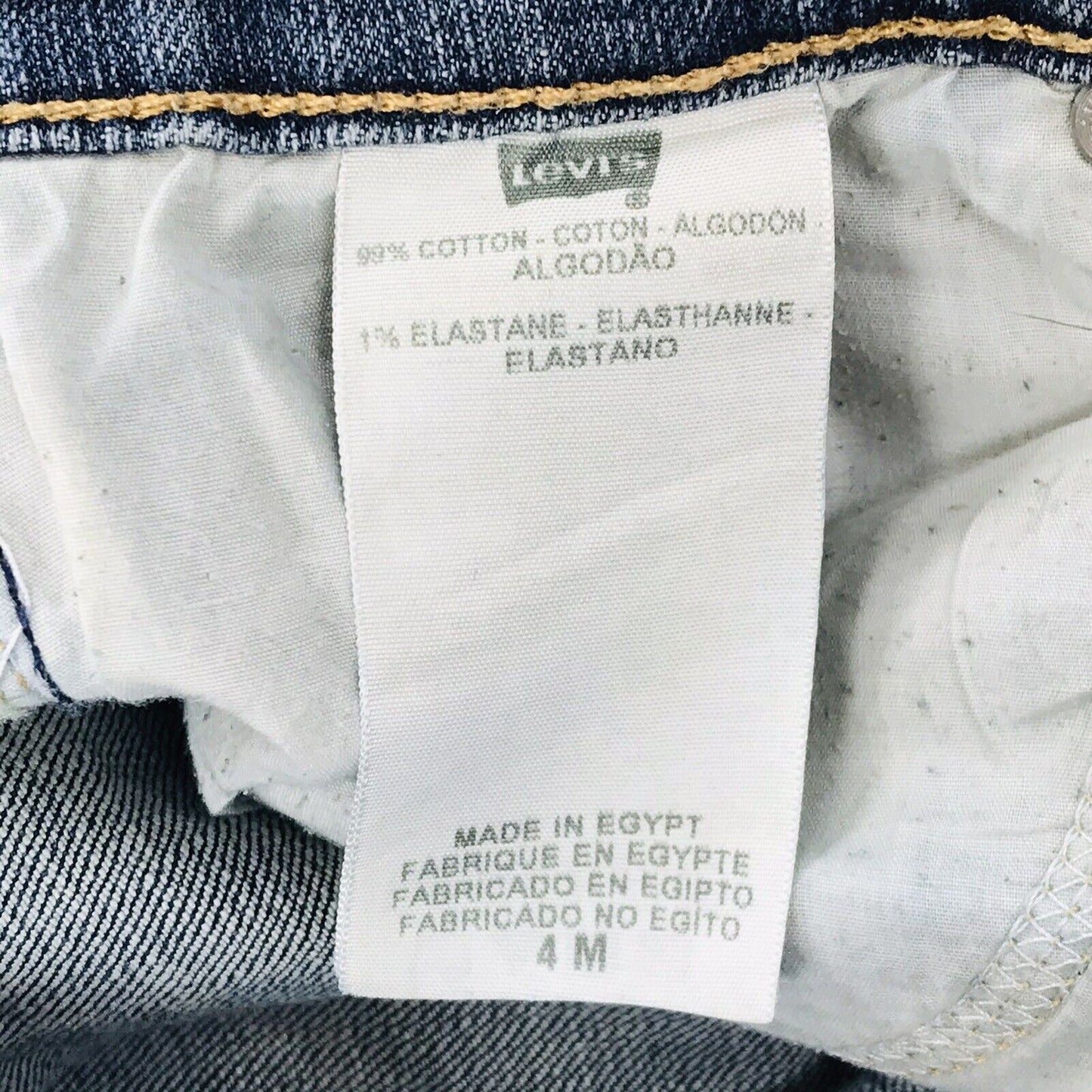 Vintage Levi's Women Blue Regular Straight Fit Jeans 4 M / W26 L34