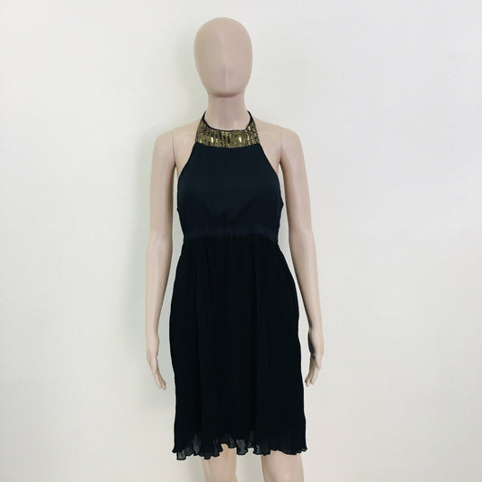 Stradivarius Short Sleeveless Black Dress Size S