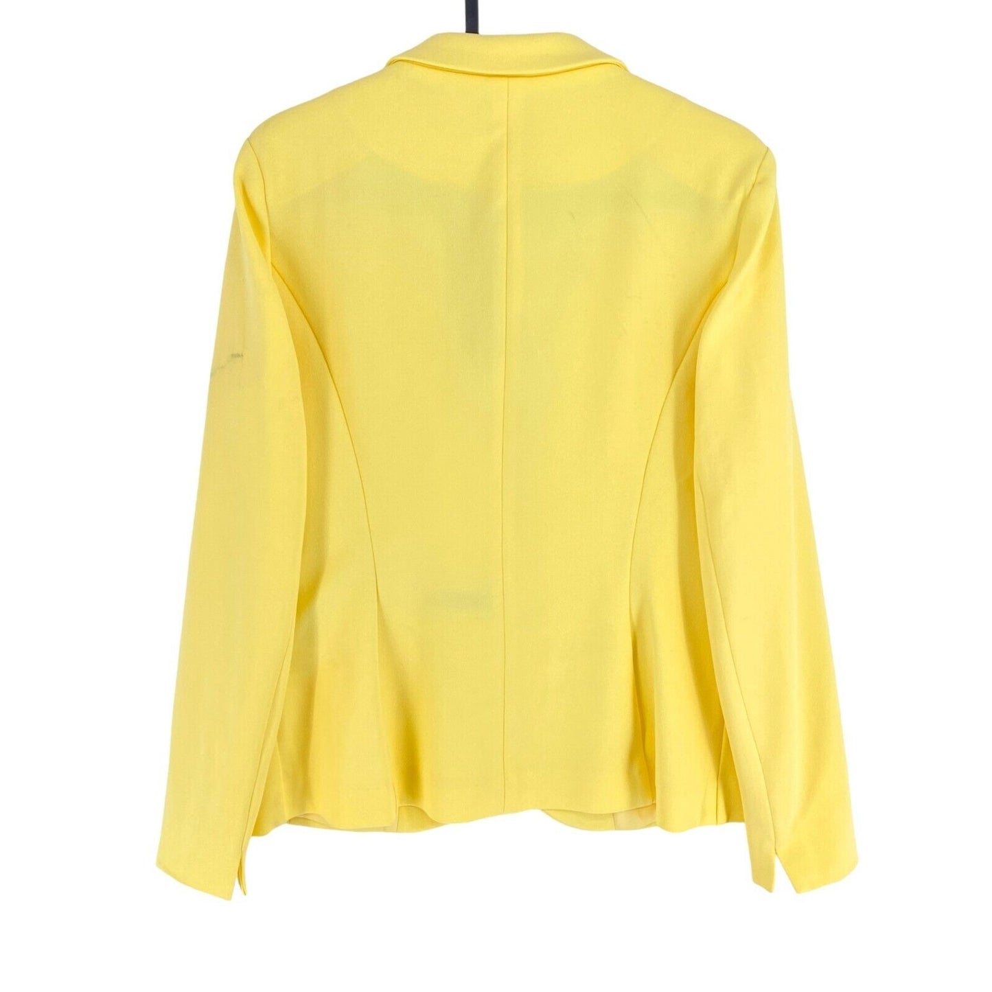 s.Oliver Yellow Tailored Shape Blazer Jacket Size EU 38 UK 12 US 8