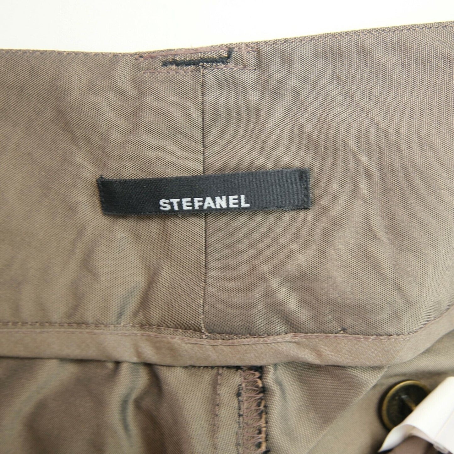 RRP €119 STEFANEL Brown Shorts Size EU 40 UK 10 US 8