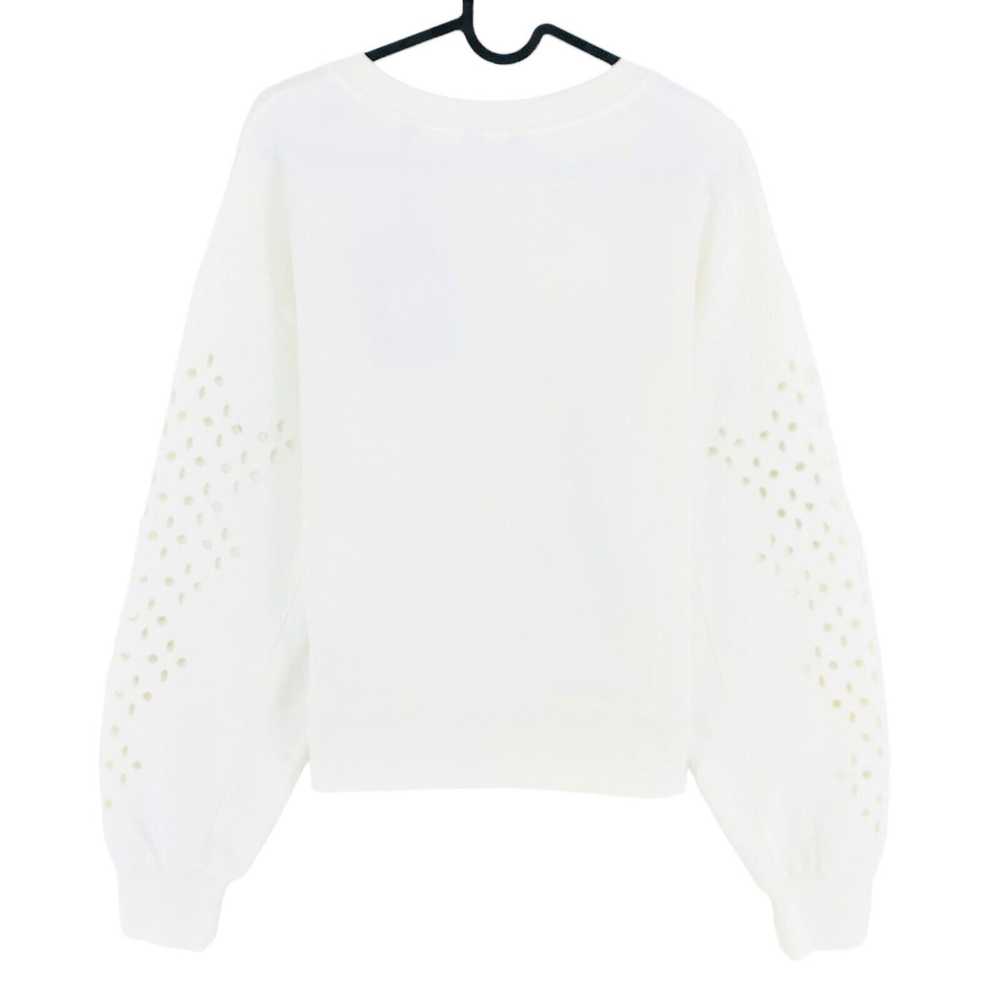 GANT White Desert Jewel Embroidery Crew Neck Sweater Jumper Size XS