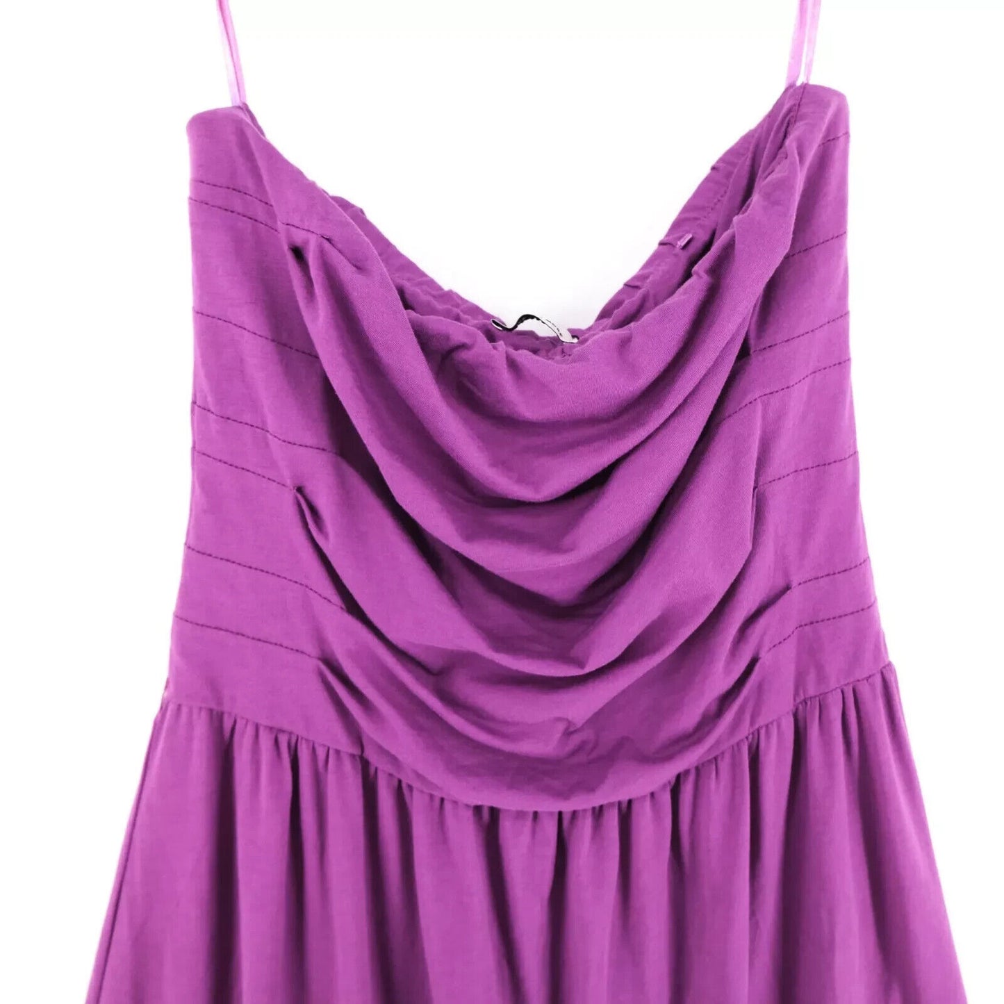 MORE & MORE Purple Sleeveless Flared Dress Size EU 40 UK 14 US 12