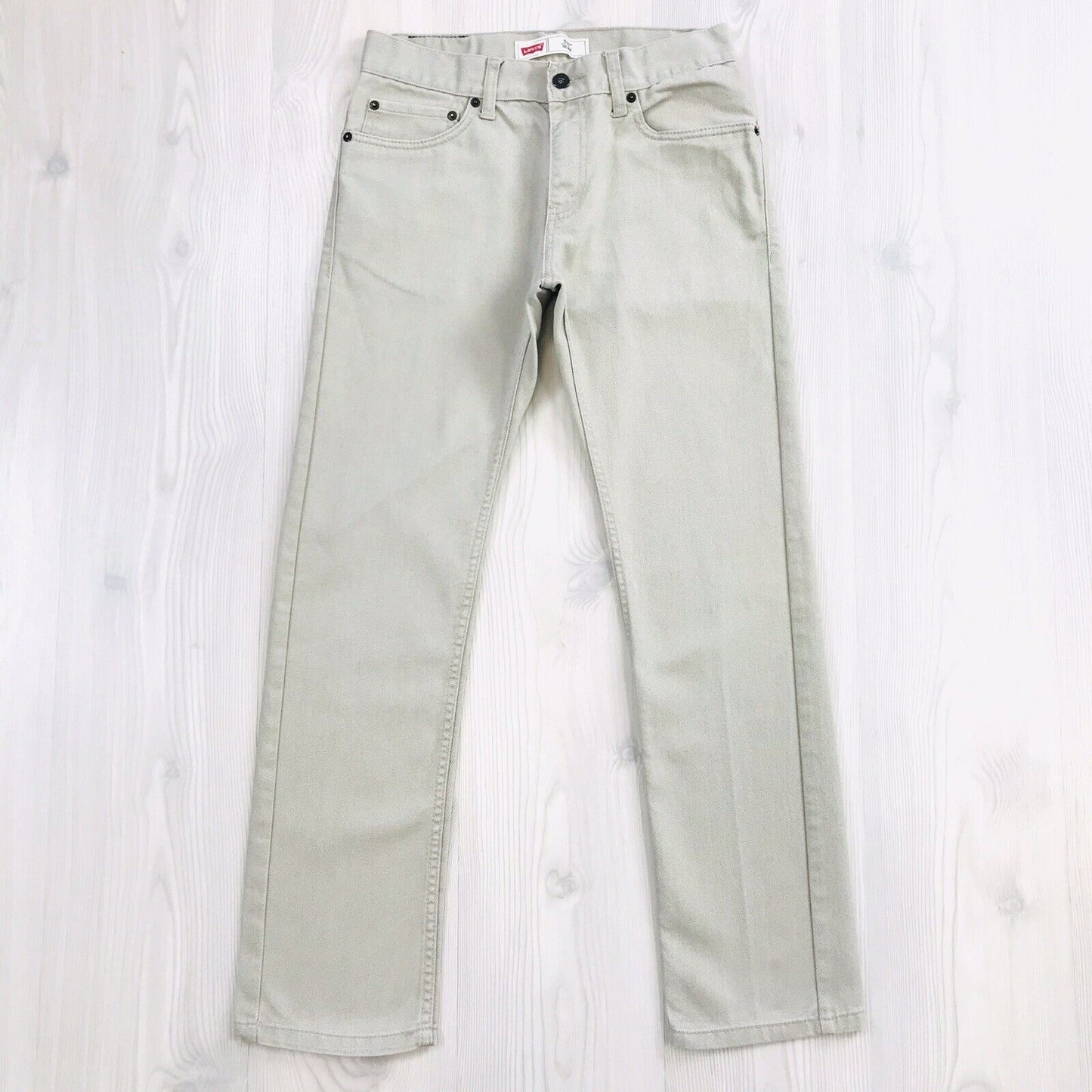 Vintage Levi's 511 Boys Beige Slim Fit Jeans 18 Reg / W29 L29