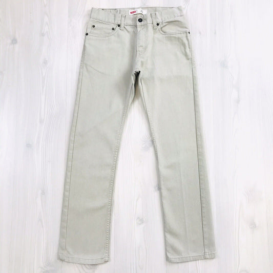 Vintage Levi's 511 Boys Beige Slim Fit Jeans 18 Reg / W29 L29