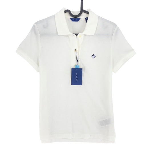 GANT Polo piqué à manches courtes blanc Icon G taille XS