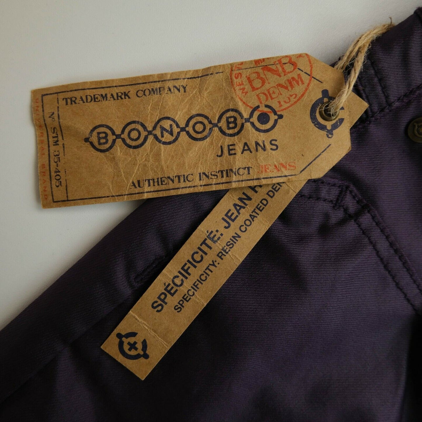 BONOBO JEANS Dark Purple Jeans Size 36