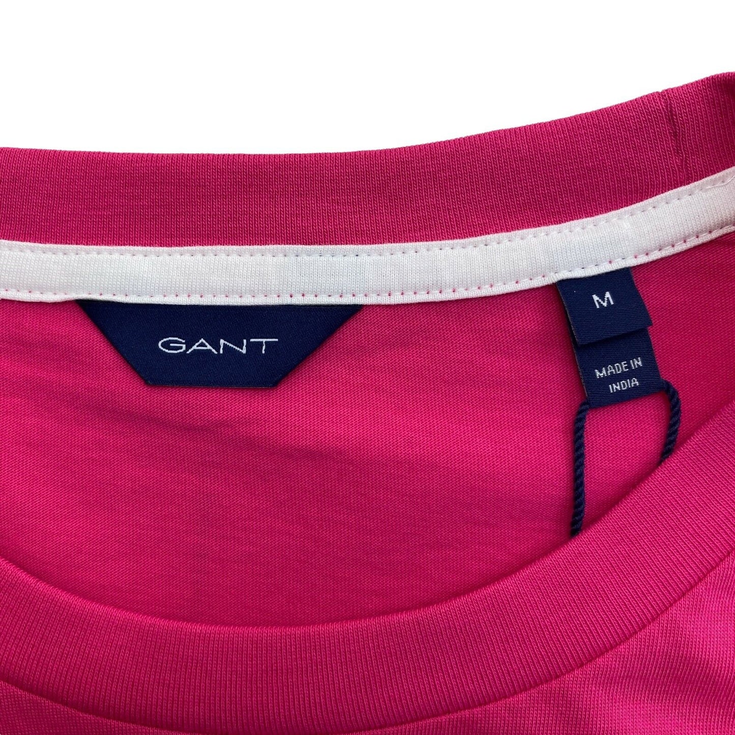 GANT Pink Summer Crew Neck T Shirt Size M