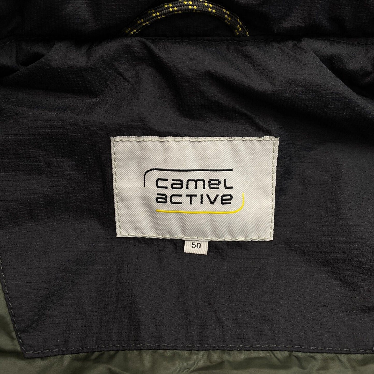 CAMEL ACTIVE Men Dark Grey Hooded Padded Puffer Jacket Coat Size EU 50 UK/US 40