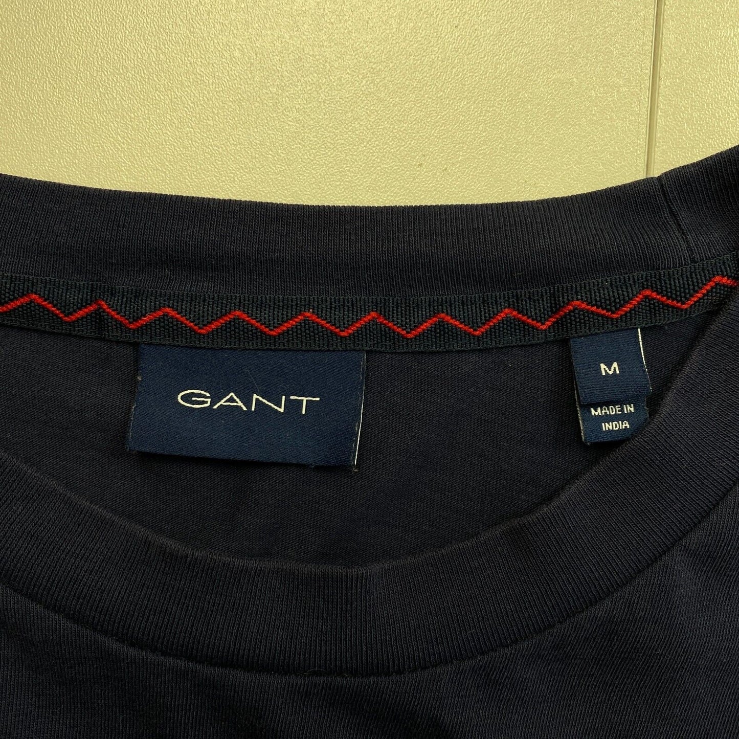 GANT Navy Blue Nautical Logo Long Sleeves Crew Neck T-Shirt Size M