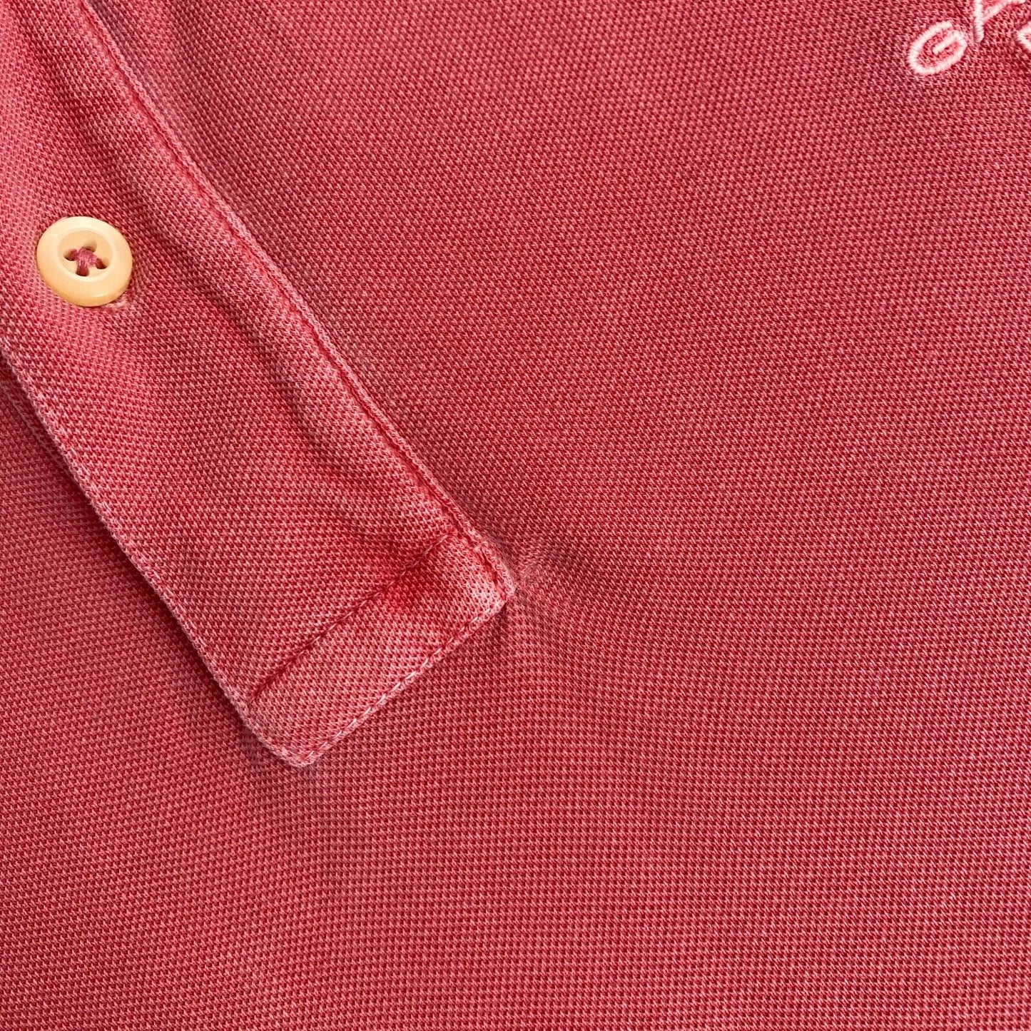 GANT Pink Sun Faded Piqué Rugger Poloshirt Größe L