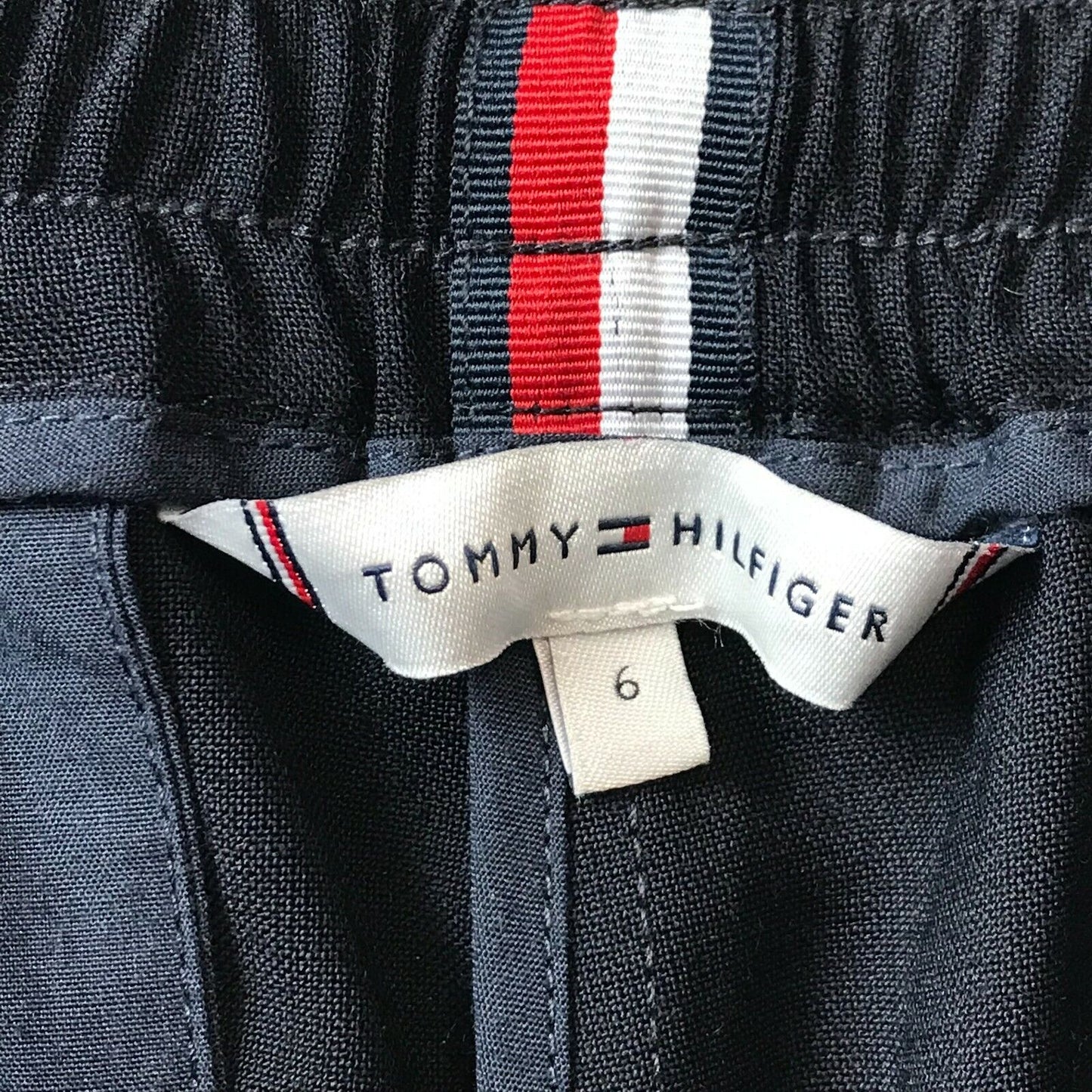 Tommy Hilfiger Femmes Pantalon de survêtement bleu marine Taille 6 W28