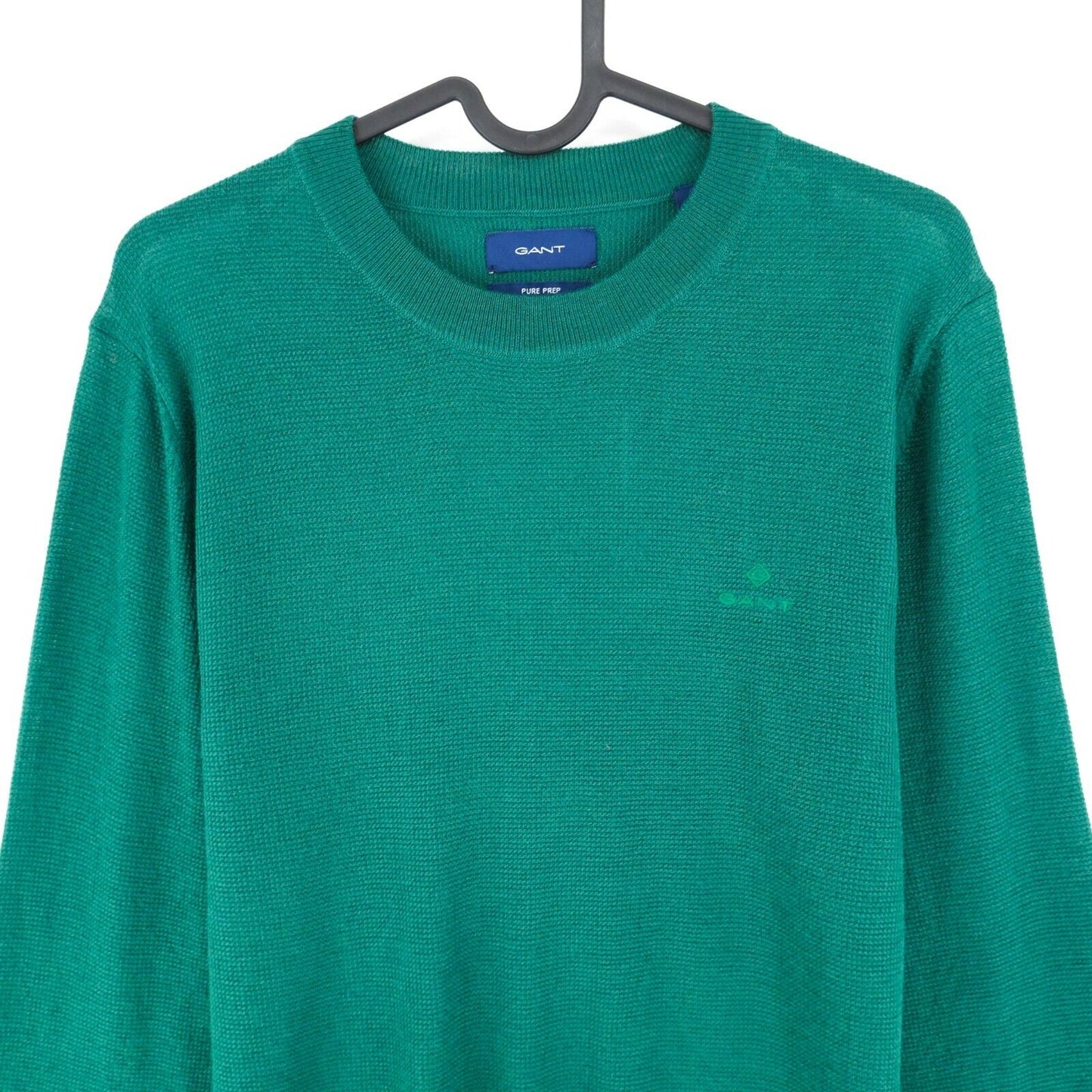 GANT Green Crew Neck Pure Prep Sweater Jumper Size S