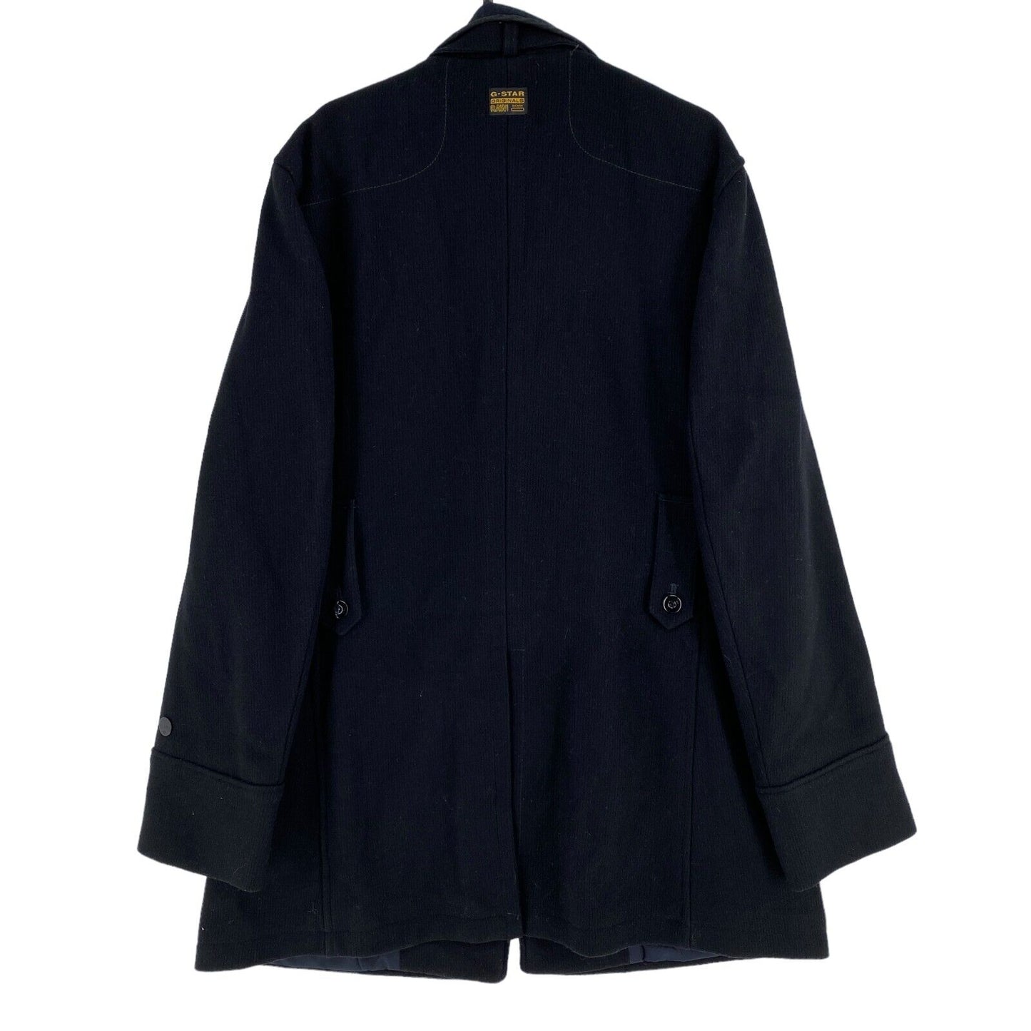 G-STAR RAW DECOY Veste trench-coat en laine noire Garber Taille XL