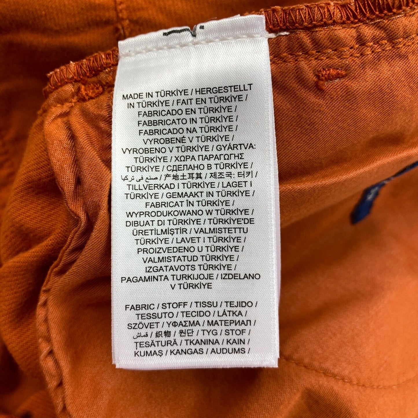 GANT Damen FARLA Cord-Jeans in Slim Fit, verkürzte Jeans in Dunkelorange, Größe W33