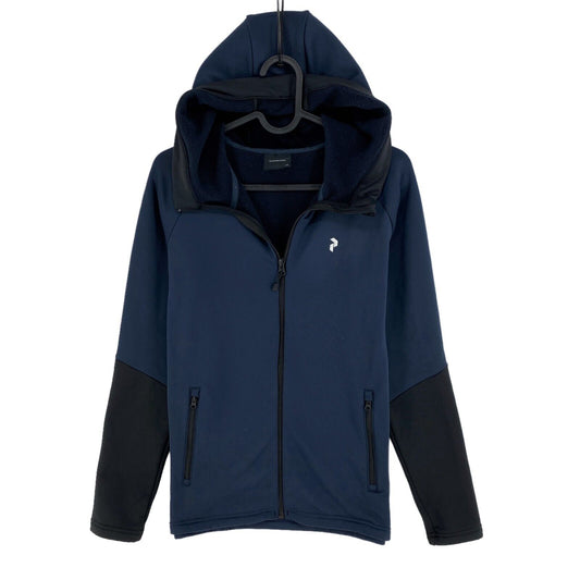 Peak Performance Junior Navy Blue Rider Zip Hood Jacke Größe 170 cm