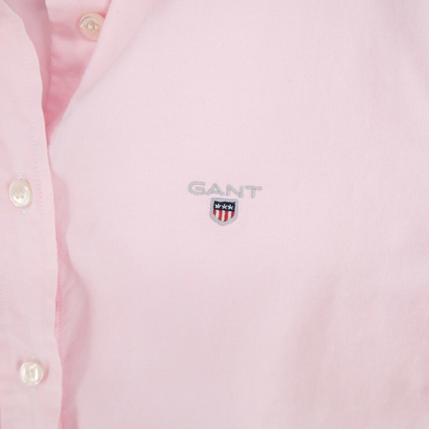 GANT Pink Logo Short Sleeves Shirt Size EU 36 UK 10 US 6