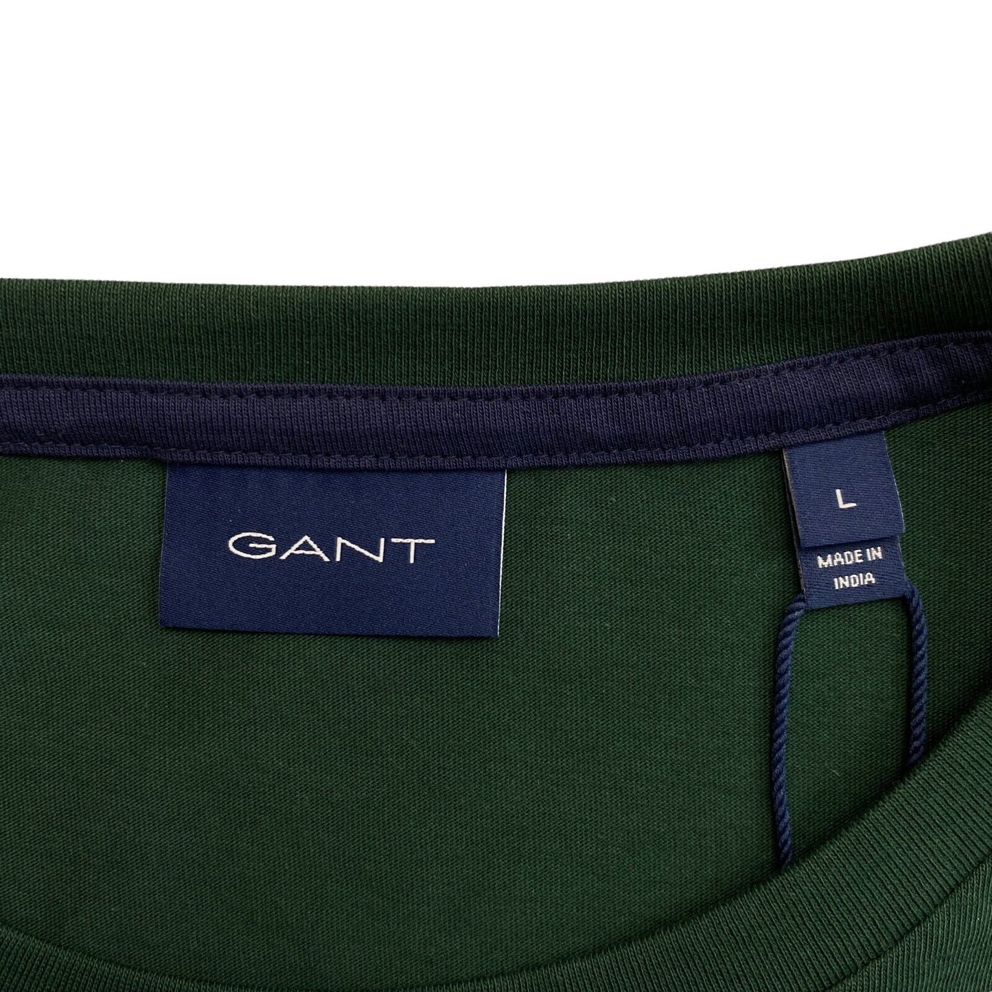 GANT T-shirt à manches longues et col rond Archive Shield vert foncé taille L