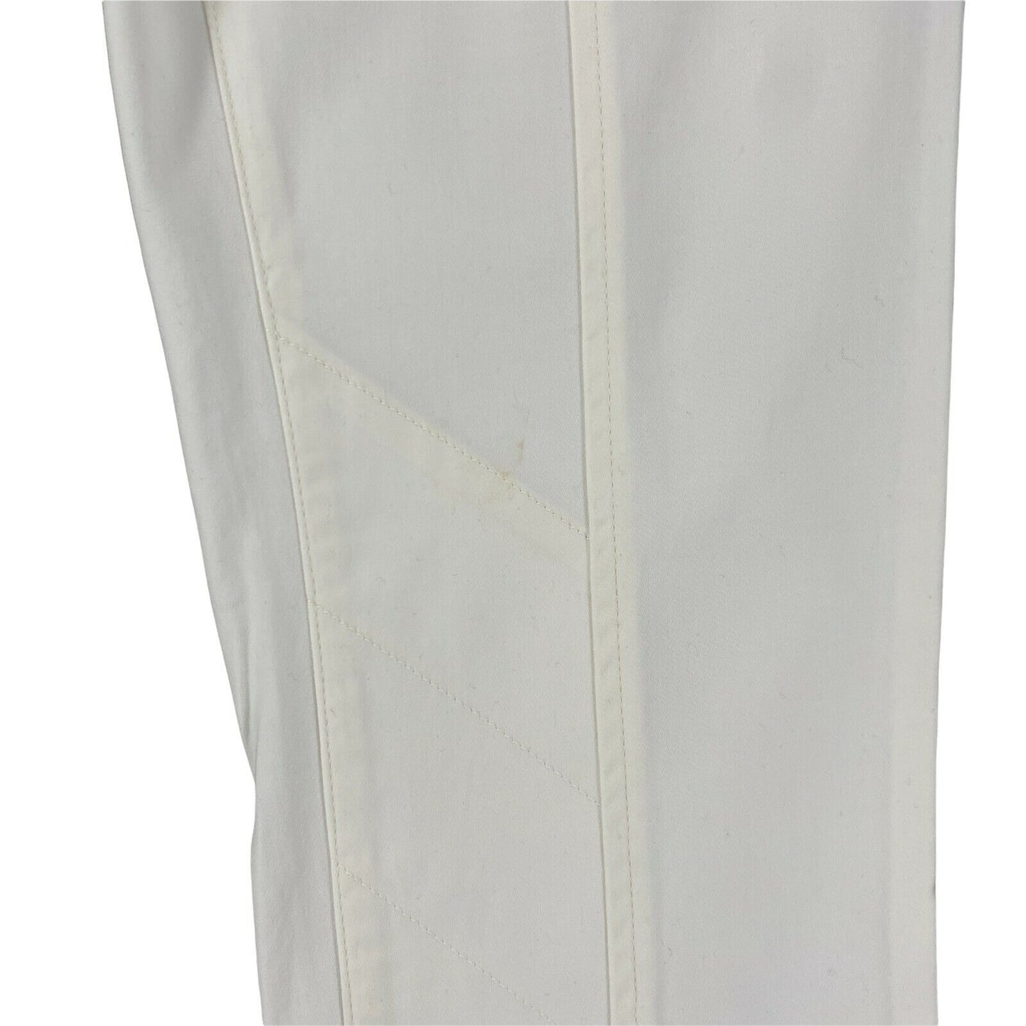 NAUTICA Women White Skinny Fit Trousers Size US 4 W30