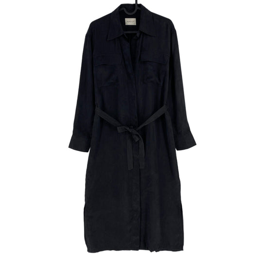 GANT Robe chemise utilitaire décontractée noire Taille EU 32 UK 4 US 2