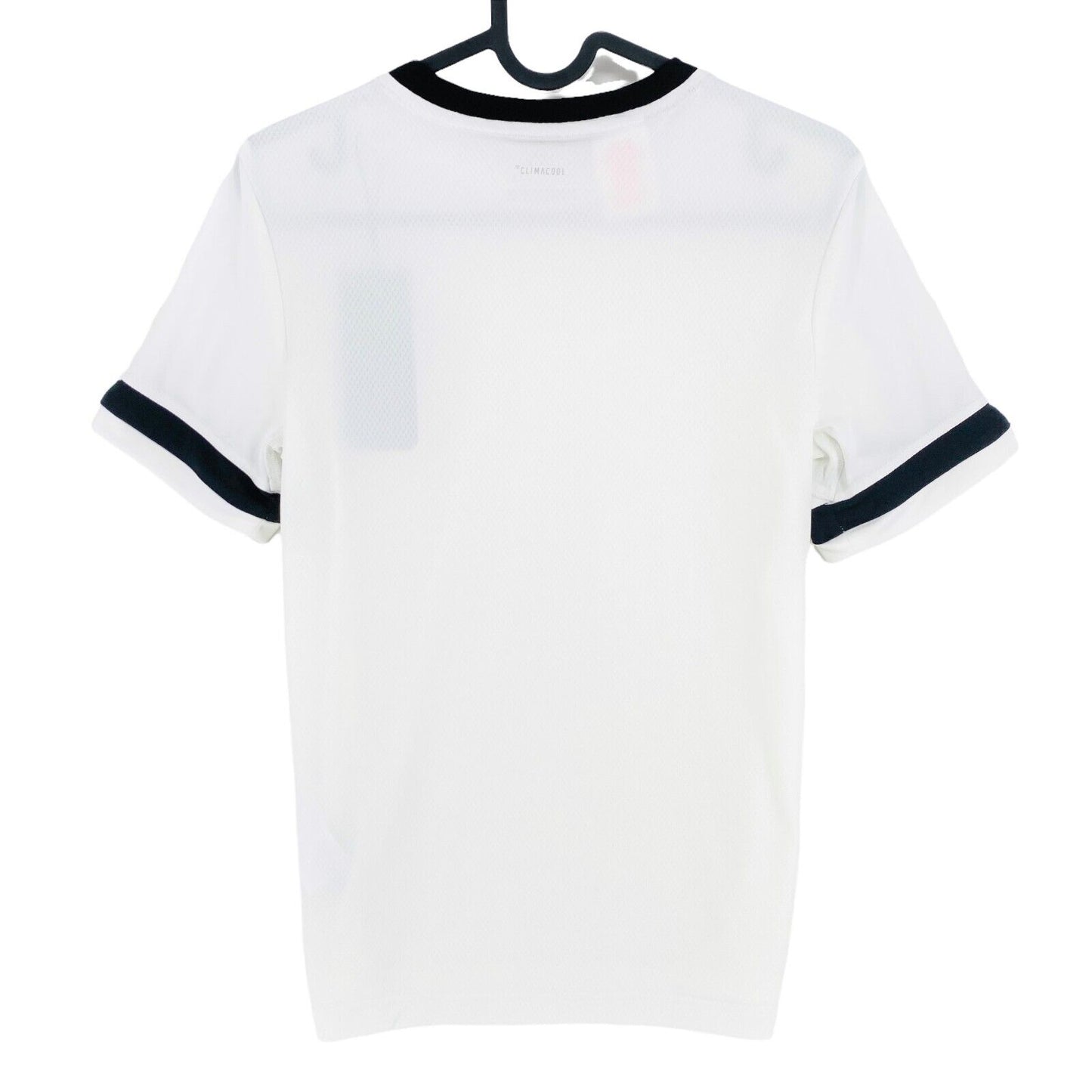 Adidas Climacool Youth Boys White Crew Neck T Shirt Size 11 - 12 Years