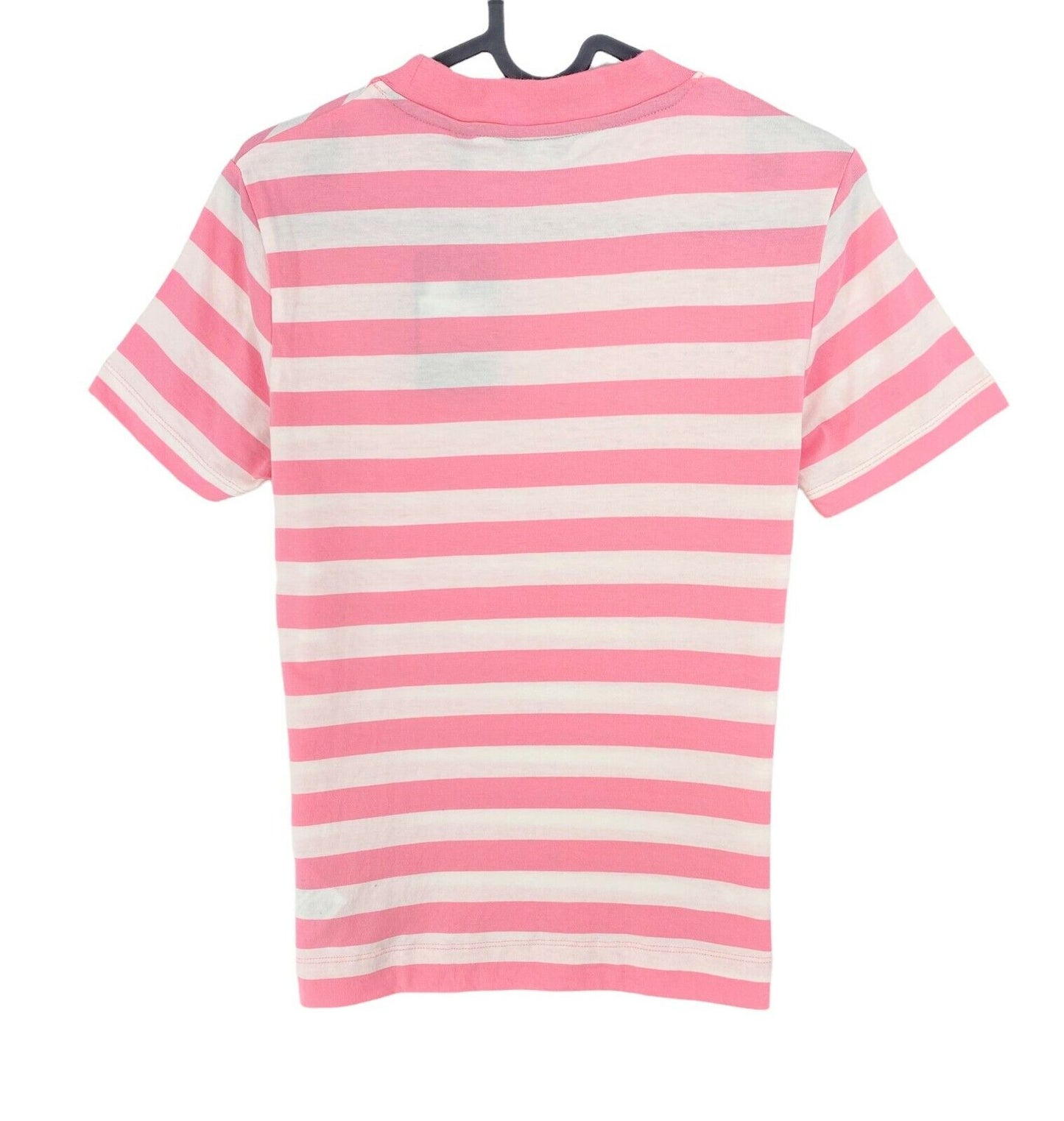 GANT Pink Striped Crew Neck T Shirt Top Size XS