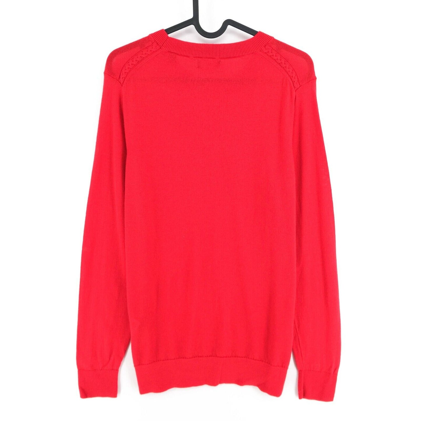 GANT Red Crew Neck 100% Wool Sweater Jumper Size L