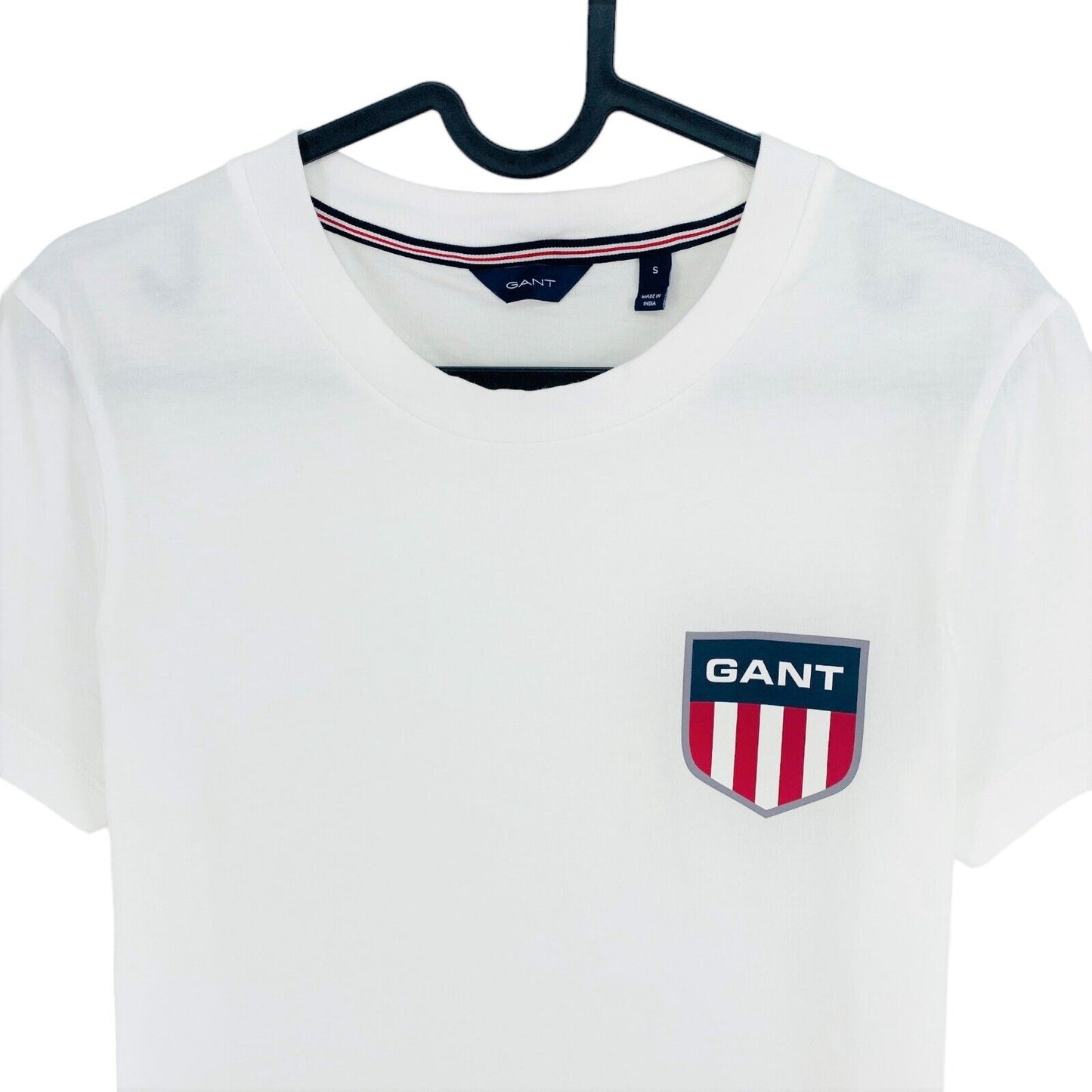 GANT T-shirt à col rond blanc Retro Shield taille S