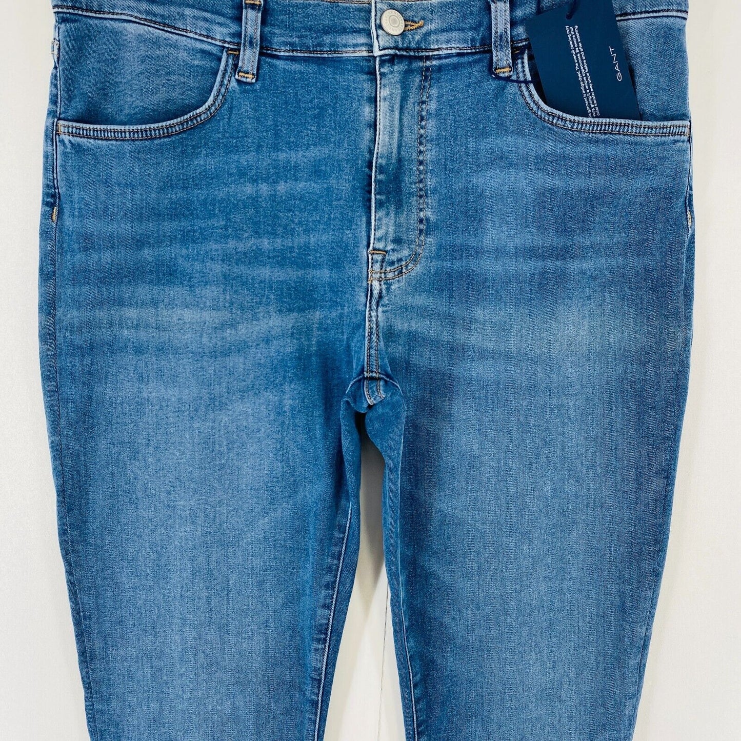 GANT NELLA Women Blue Mid Rise Skinny Fit Jeans Size M W30