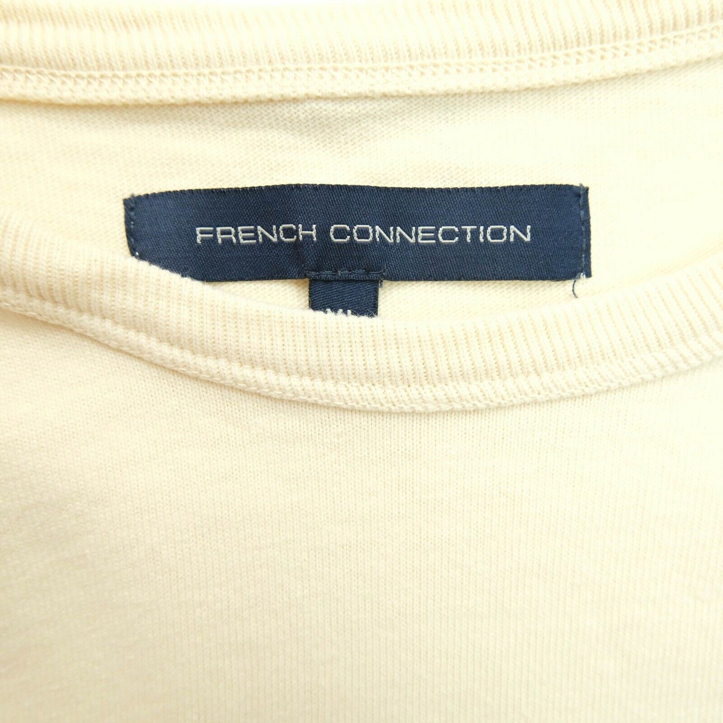 FRENCH CONNECTION Beige Crew Neck Jumper Sweater Size M XL