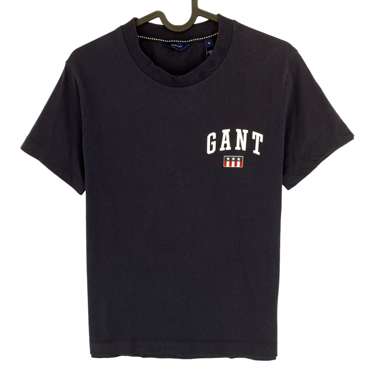 GANT T-shirt à col rond bleu marine Retro Shield taille M