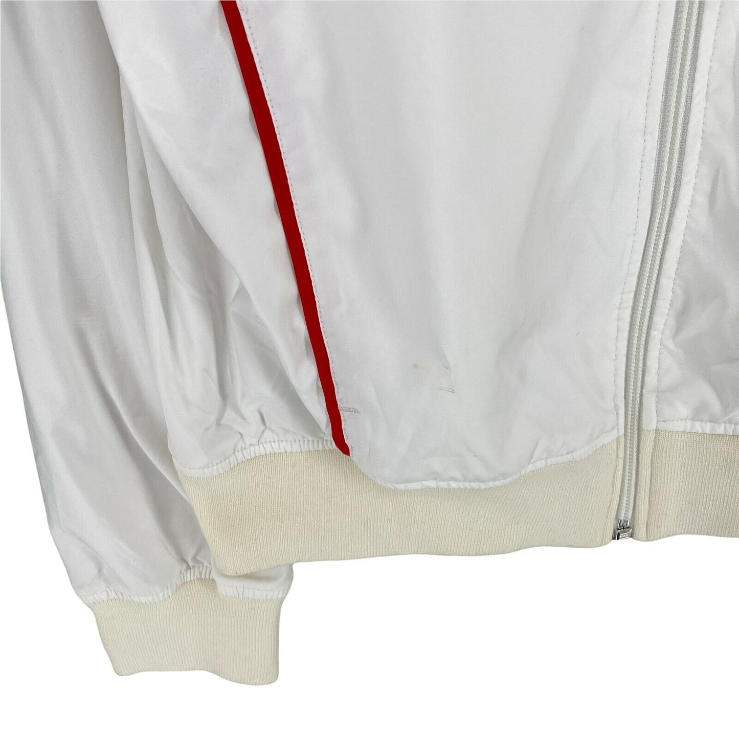 LACOSTE SPORT White Cotton Blend Jacket Size EU 36 UK 8 US 6