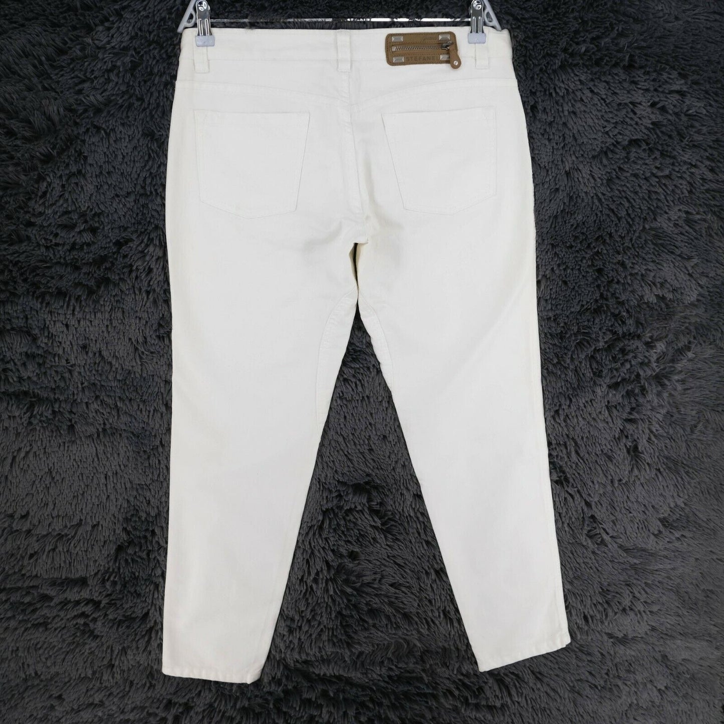 STEFANEL White Jeans Size EU 42 UK 12 US 10