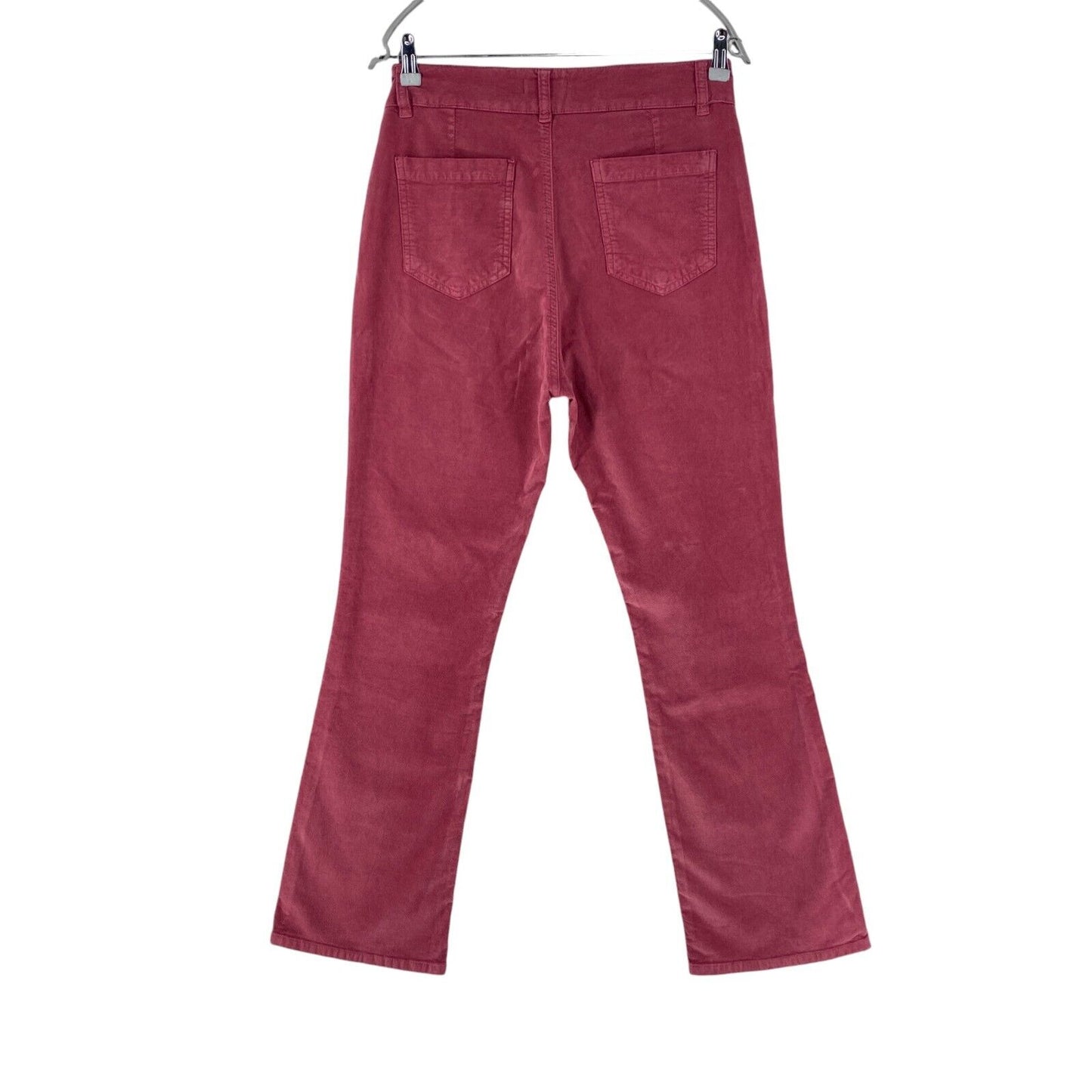 LA FEE MARABOUTEE Women Dark Pink Regular Bootcut Fit Trousers EUR 42 W30