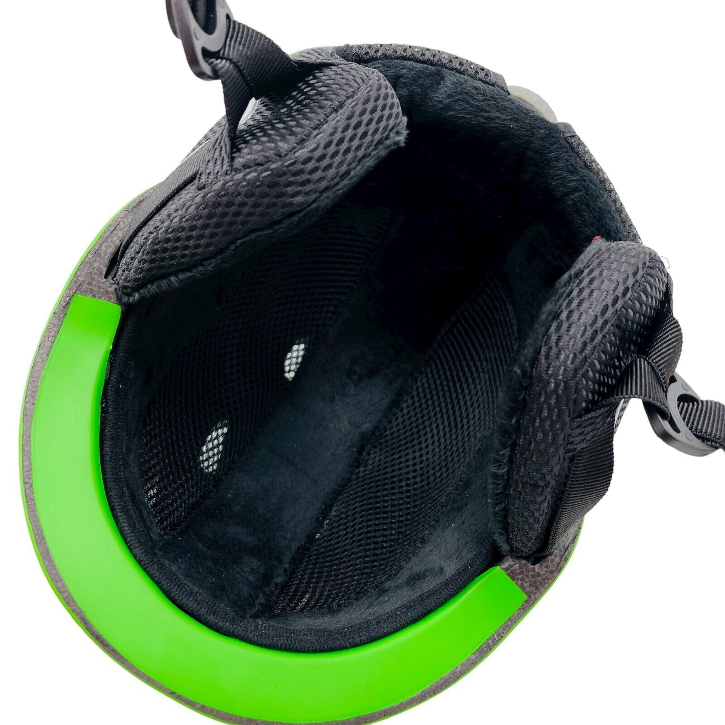 Black Crevice Matt Green Ski Helmet Size S 55 - 56 cm