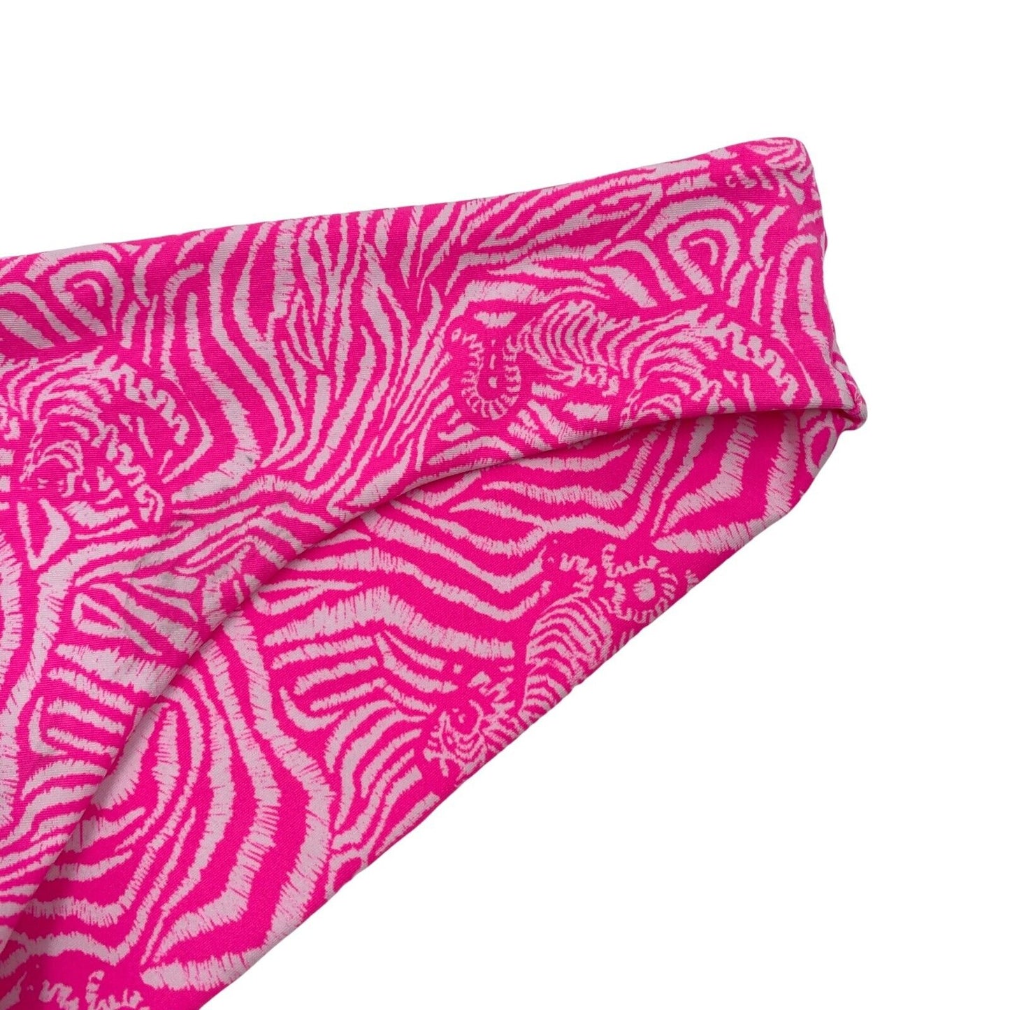 O`Neill Women Pink Animal Print Briefs Swim Bottom Size EU 40 UK 12 US 10 L