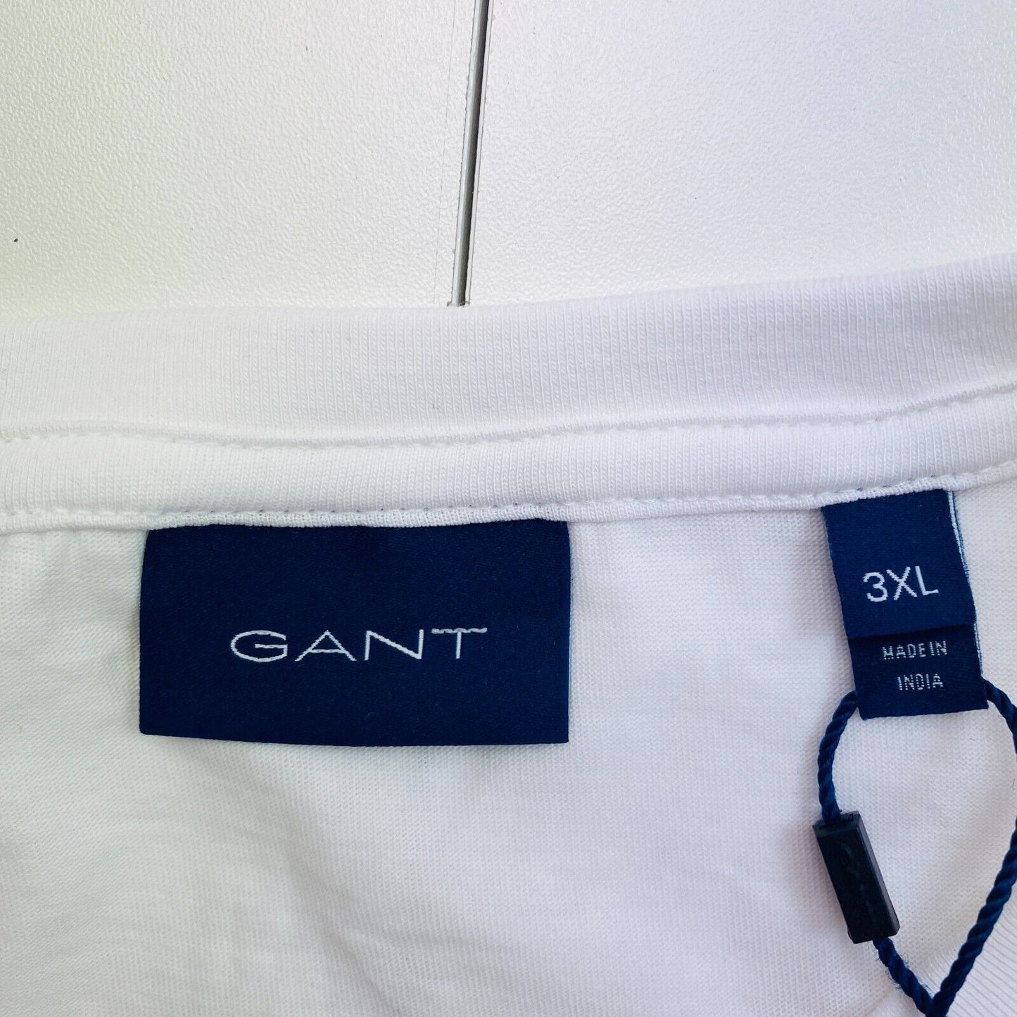 GANT Men White Original Crew Neck Short Sleeves T Shirt Size 3XL