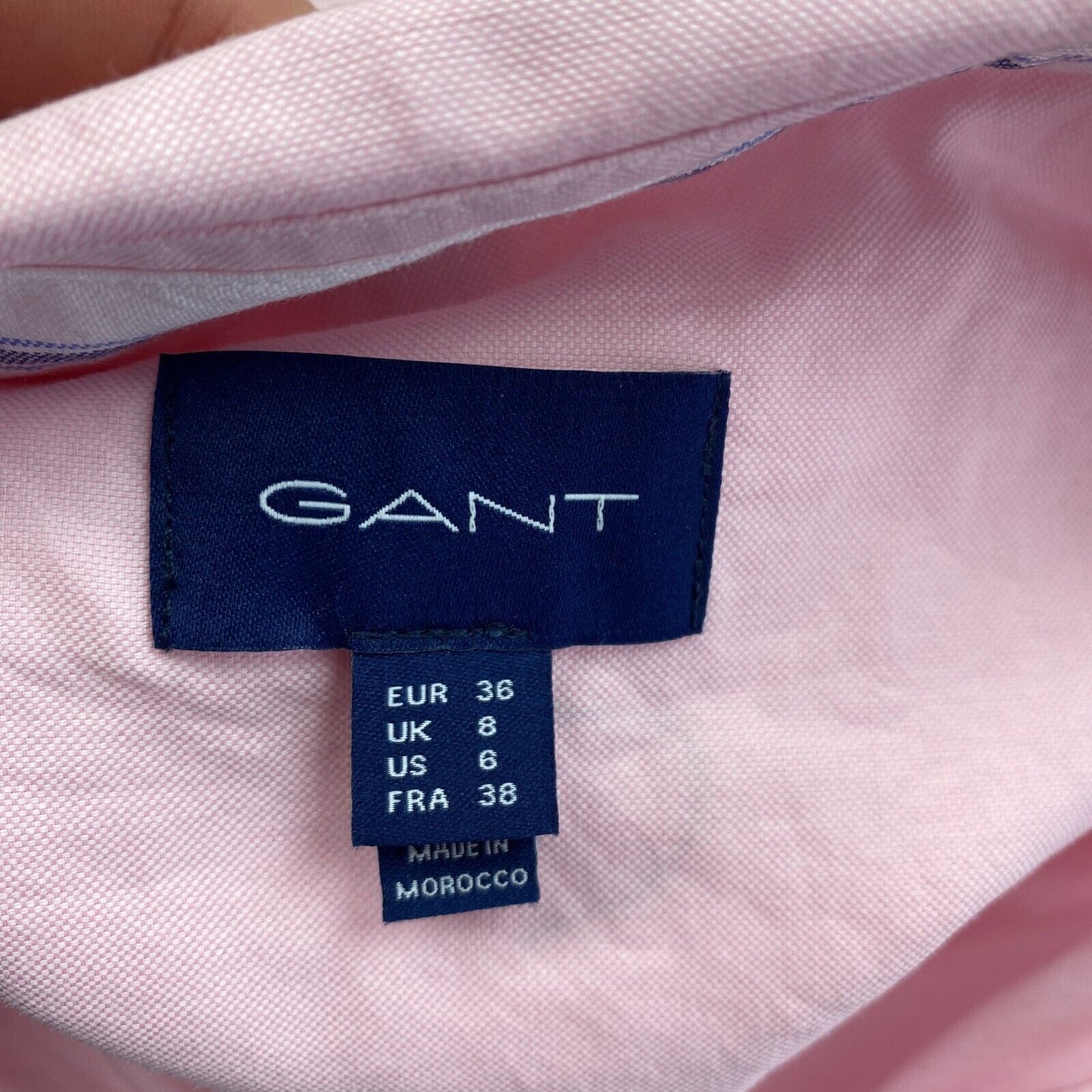 GANT Chemise unie rose Taille EU 36 UK 8 US 6